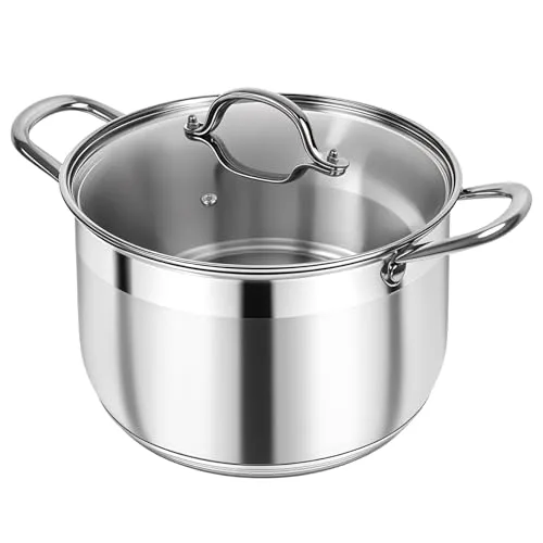 Kirecoo 12-Quart Stainless Steel Stock Pot
