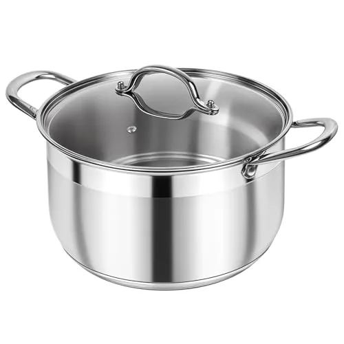 Kirecoo 5-Quart Stainless Steel Stock Pot